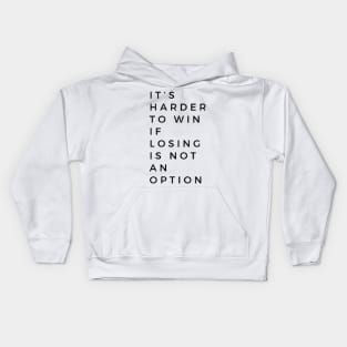 Win Hard Kids Hoodie